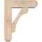 Ekena Millwork Legacy Craftsman Smooth Bracket w/ Offset Brace, Douglas Fir, 5 1/2"W x 16"D x 20"H BKT0604X16X20LEC04SDF - alternate 4